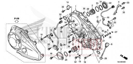 PANNEAU CARTER-MOTEUR D. NC750JH de 2017